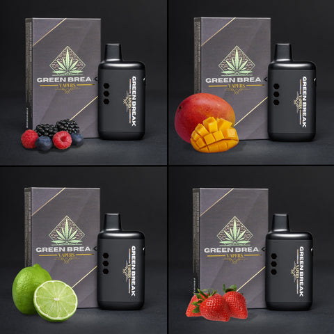 Pack x4 Vaper 80%THC-X Green Break CBD Pack x4 Vaper 80%THC-X Green Break CBD